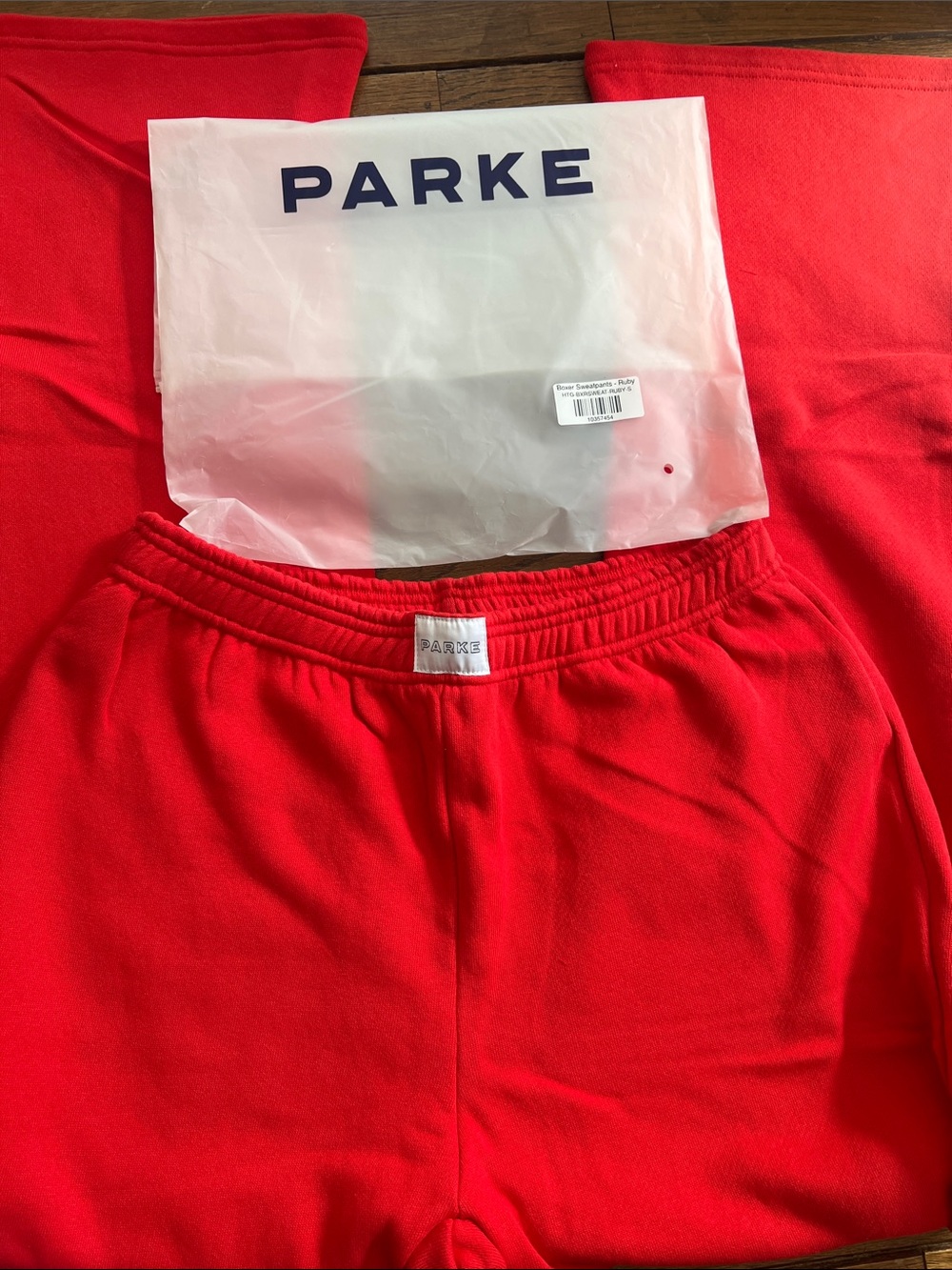 Parke Ruby Red Heritage Boxer Sweatpants Size Small New In Bag NWT